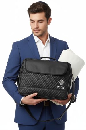 תיק טלית גדול יוקרתי בעיצוב קלאסי