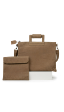 תיק מפואר לטלית ולתפילין – פשתן  38×31 ס״מ