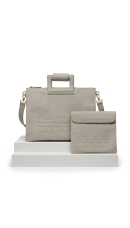 תיק טלית ותפילין – דגם “פיו יברכך”  צבע בטון  40×32 ס״מ