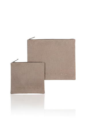 סט כיסוים לטלית ותפילין מפשתן "יברכך"