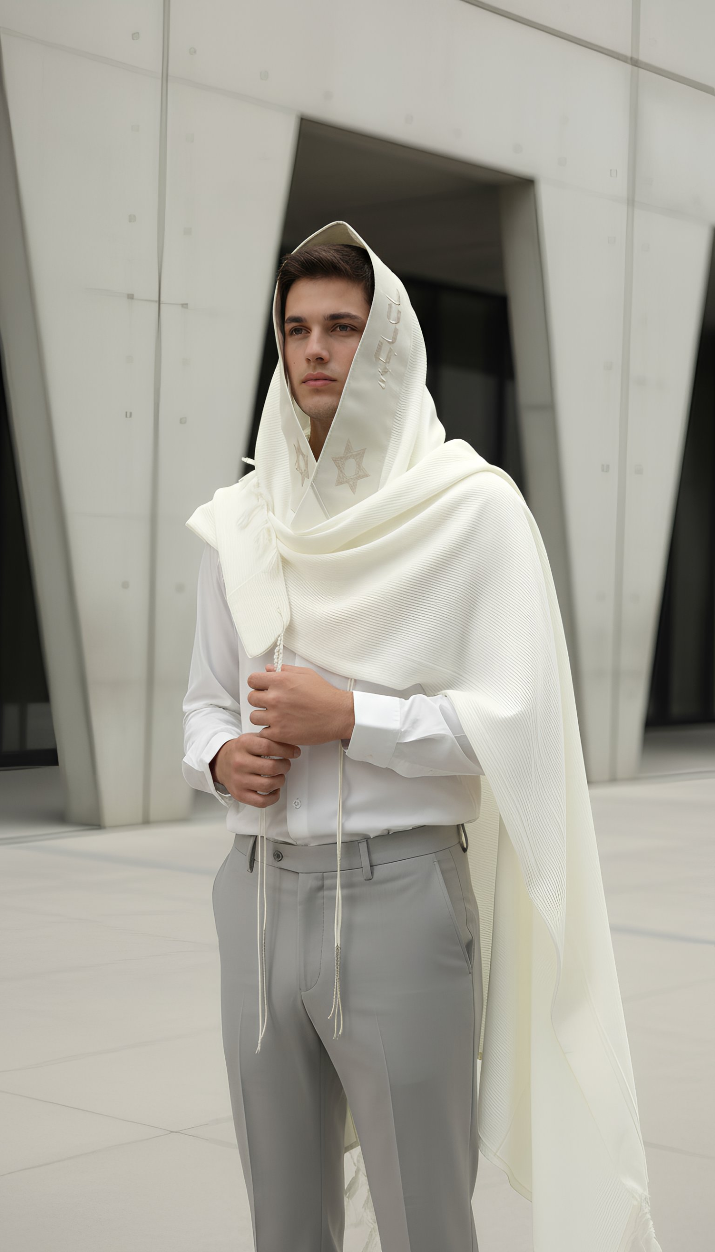 טלית צמר פרימיום דגם “יברכך השם"