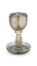 גביע קידוש קריסטל זהב מהודר