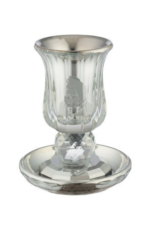 גביע קריסטל מהודר  בבא סאלי  | תכולה 100 מ״ל