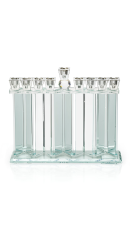 חנוכיית קריסטל יוקרתית 24×29 ס״מ